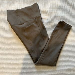 Athleta Ribbed Leggings 7/8